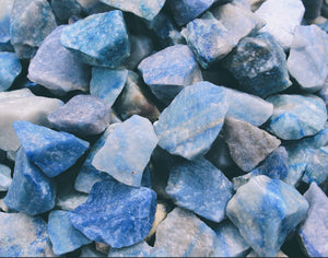 Blue quartz over 25lbs