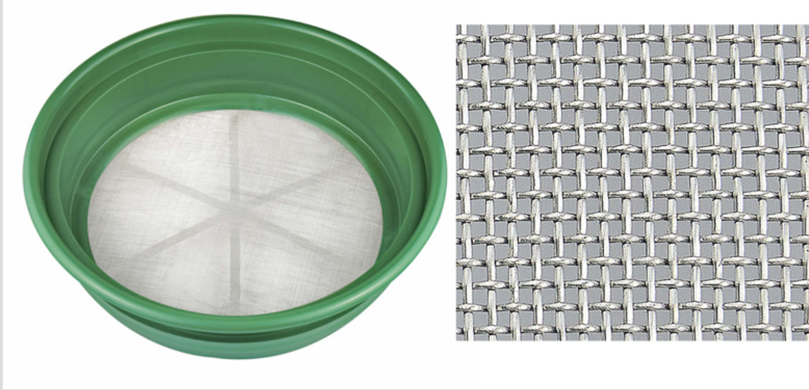 13-1/4"/1/30" Mesh Stackable Sifting Pan